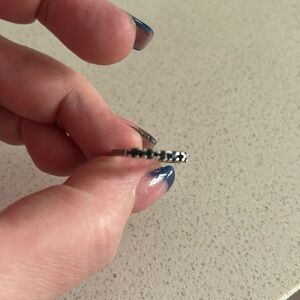 Elegant sterling Silver and Sapphire Women's Ring